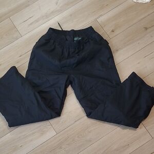 MAMBOSOK Men's  Insulated Snowboard Ski Pants Black Adj Size L